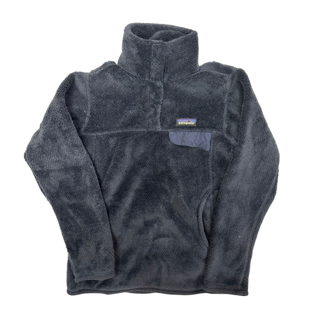 Patagonia Re-Tool Snap-T Fleece Pullover Navy‎ Blue Womens XS